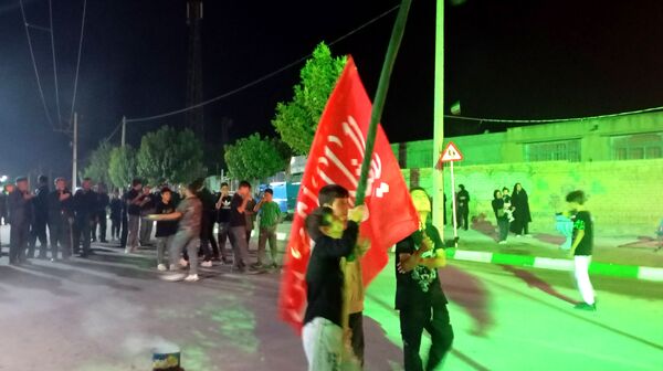 عزاداری مردم شهر تیتکانلو در شب‌های محرم