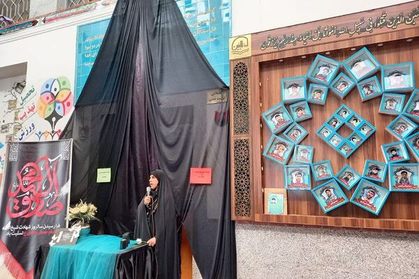  برگزاری مراسم شهادت امام صادق علیه السلام در دبستان شاهد ام البنین (س) ناحیه دو شهرری 