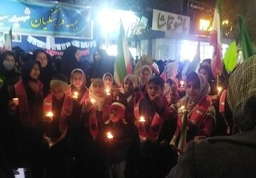 دانش آموزان پیشتاز نیشابوری در غم شهدای میناب 