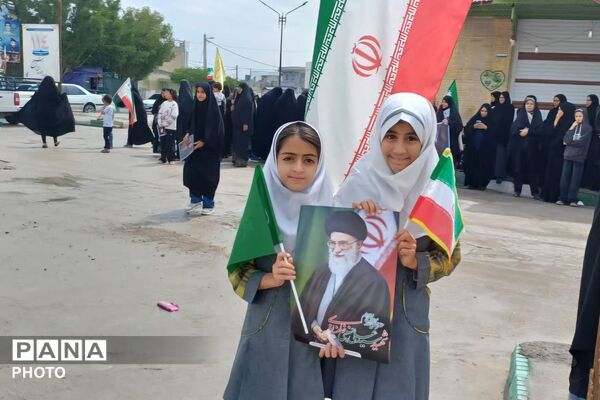 حضور فرزندان انقلاب بیرم در راهپیمایی روز قدس