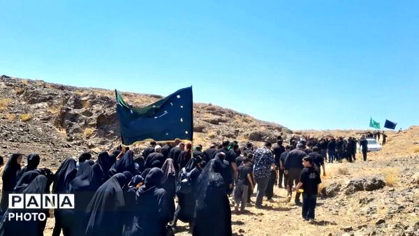 عزاداری شهادت اباعبدالله الحسین(ع) در روستای ابرجس