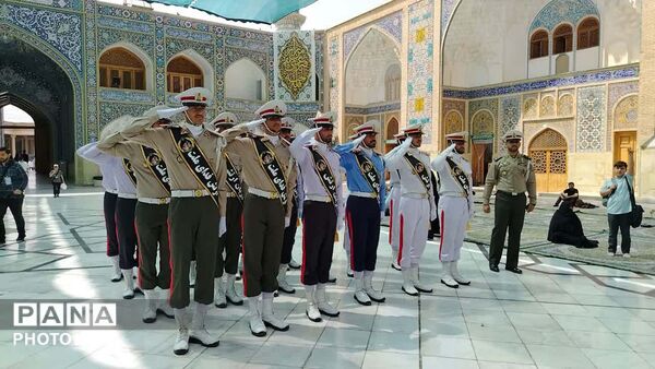 گلباران مزار امیر سپهبد شهید «موسوی» در قم