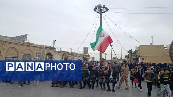 حضور با شکوه مردم تفت در راهپیمایی ۲۲ بهمن