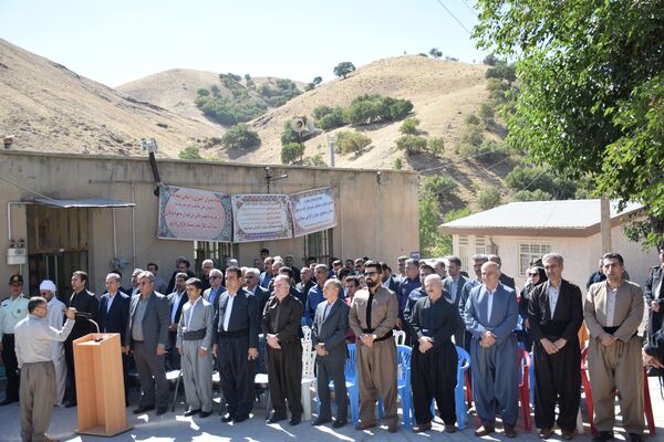 آیین افتتاح مدرسه 2 کلاسه در روستای کانی گل علیا