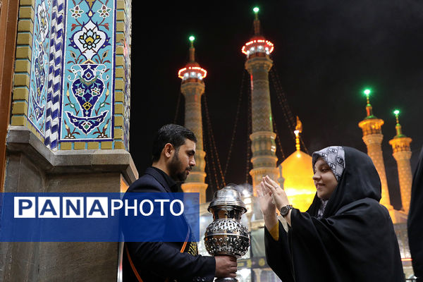 حرم کریمه اهل بیت در  شام شهادت حضرت زهرا(س)