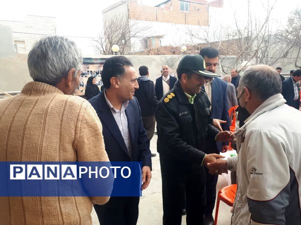 حضور سرپرست فرمانداری سملقان در خانه سالمندان این شهر