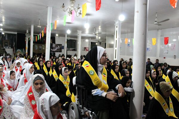 حضور قائم‌مقام سازمان دانش آموزی کشور در جمع پیشتازان معتکف گرمه 