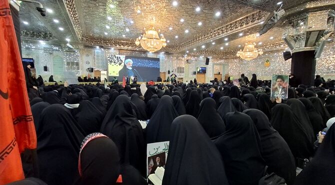 حریم ری آمیخته به یاد رهبر شهید انقلاب؛ مراسمی آکنده از عهد وفاداری و اندوه روشن