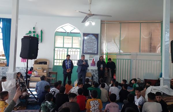 حضور مسئولان آموزش و پرورش در جمع دانش آموزان معتکف جلگه رخ