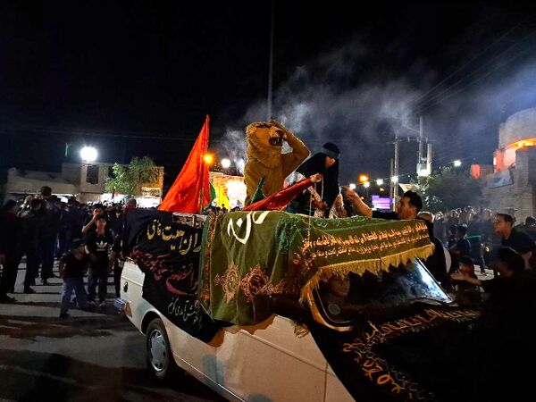 اجتماع بزرگ هیئت دهستان بزرگ رزق‌آباد شهرستان کاشمر 