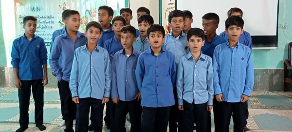 جشنواره سرود دانش‌آموزی در جزیره هرمز