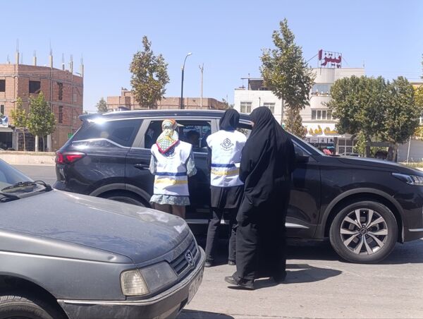 برپایی موکب سازمان دانش‌آموزی در شهرستان سملقان