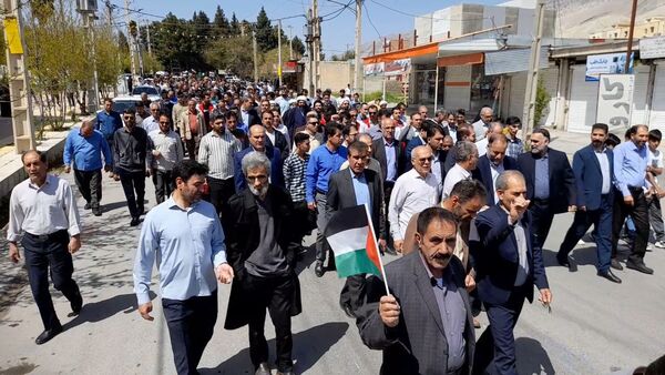 راهپیمایی روزجهانی قدس در شهرستان آبدانان 