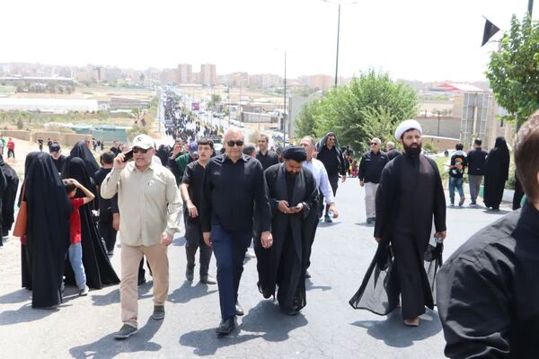 مراسم پیاده‌روی جاماندگان اربعین در محمدشهر کرج