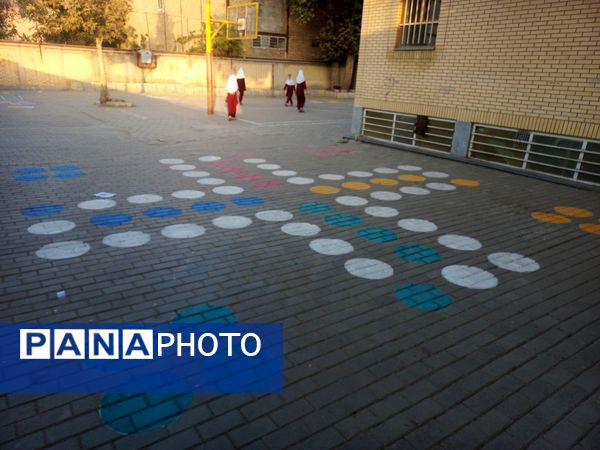 پروژه حیاط پویا در دبستان  شطیطه نیشابور