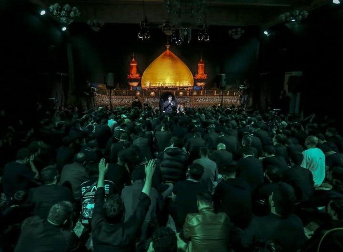 شب زنده داران در سومین شب قدر در کنار شهدا  عزاداری کردند