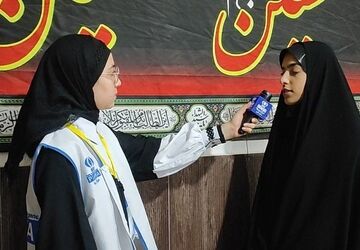 نوای «لبیک یا حسین» از زبان نسل آینده