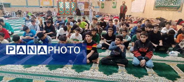 مراسم پرشور اعتکاف دانش‌آموزی در فریدونکنار