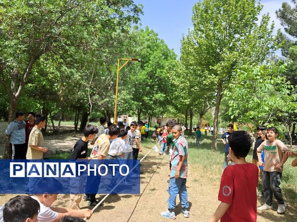 اردوی تفریحی دانش‌آموزان دبستان معلم آشخانه 