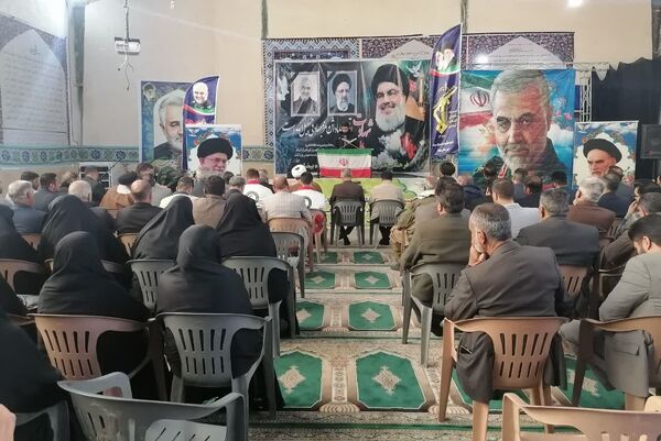 مراسم بزرگداشت حماسه ۹ دی در شهرستان بیضا