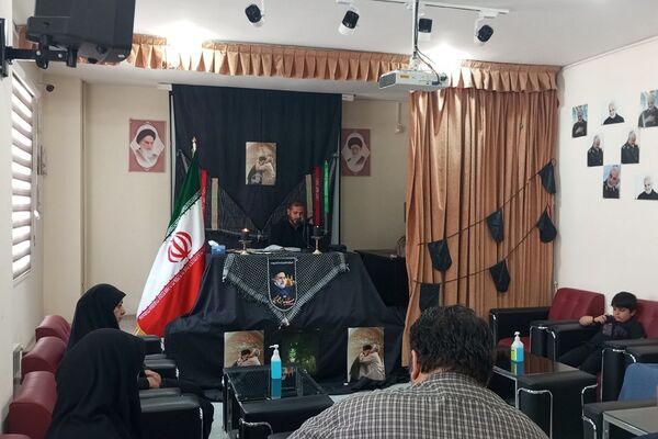 مراسم عزاداری شهادت شهدای خدمت در آموزش و پرورش رودهن 