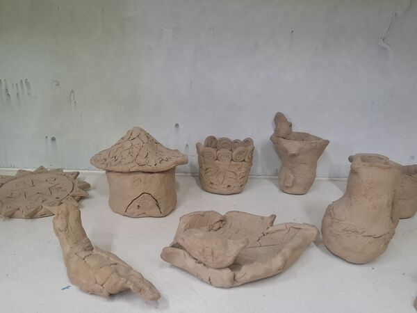 کارگاه سفالگری در کانون پرورش فکری کودکان و نوجوانان شماره ۴ خراسان رضوی 