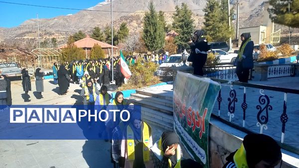 طرح اردوی تمشک در شهرستان دنا