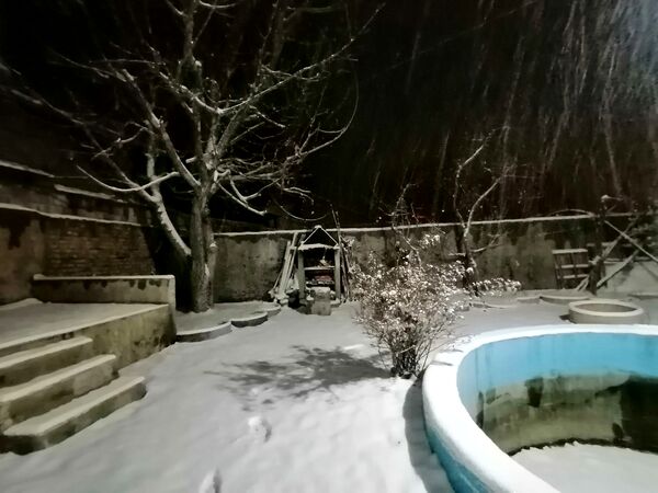 گذری بر بارش برف زمستانی در شهر بار