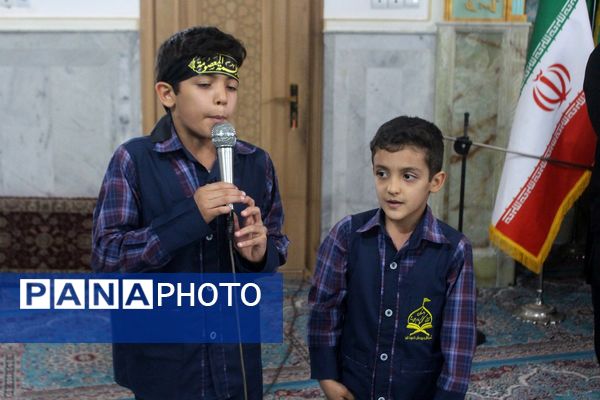 عزاداری دانش‌آموزان قم در آستان مقدس امامزاده سیدعلی(ع)