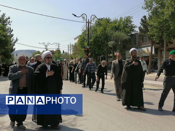 دسته‌روی هیات مذهبی سملقان در سالروز شهادت امام جعفر صادق(ع)
