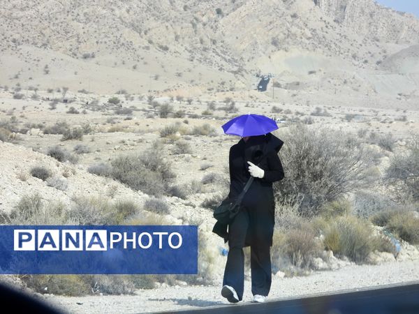 پیاده‌روی جاماندگان اربعین در فراشبند