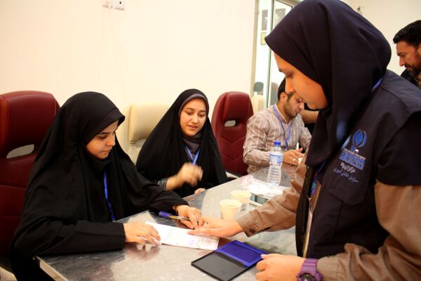 اتاق کنترل وضعیت ستاد انتخابات شهر مشهد