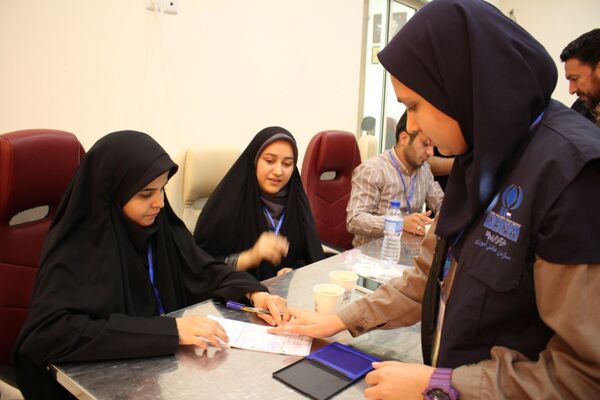 اتاق کنترل وضعیت ستاد انتخابات شهر مشهد