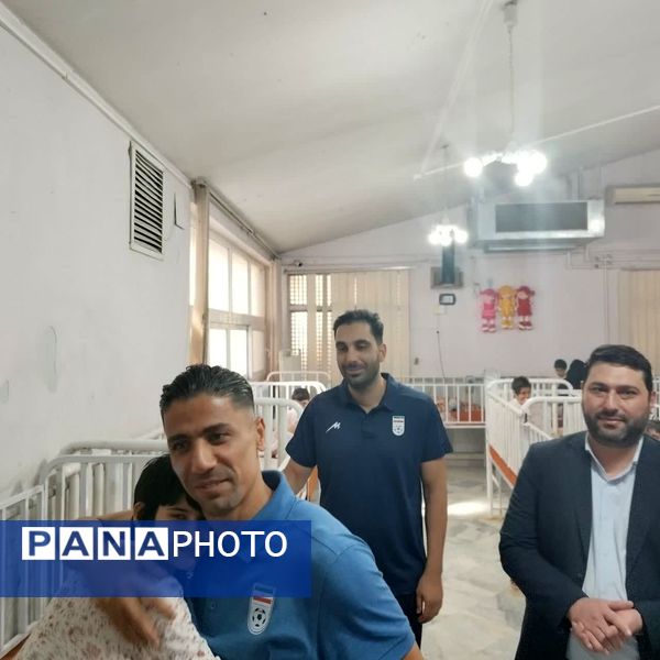 حضور ستارگان تیم ملی فوتسال جمهوری اسلامی ایران در شهر مشهد مقدس