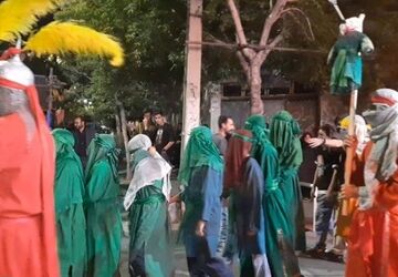 شام غریبان در مسجد امام صادق(ع) روستای نصیرآباد