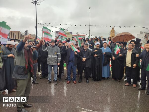 بیعت مردم آق قلا با رهبر جدید