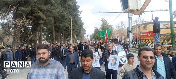 حضور مردم شهید پرور شهرستان کوهدشت در راهپیمایی روز جهانی قدس