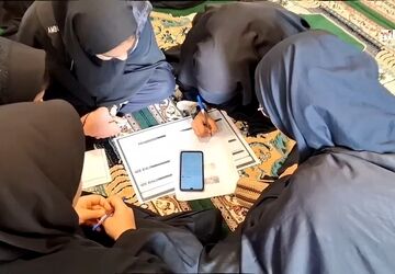 آزمون بوم تفکر لیگ جت دانش‌آموزی شهرستان کهک قم