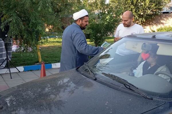 برپایی موکب پذیرایی و قاب‌های ایثار؛ از خاکریز تا بوم نقاشی در فیروزکوه