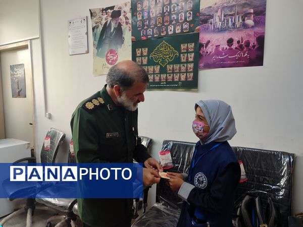 رزمایش گردان‌های بسیج فرهنگیان سپاه امام رضا (ع) در اداره‌کل آموزش و پرورش خراسان رضوی