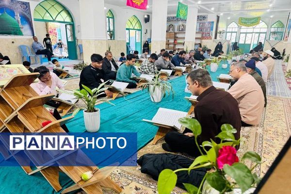 ترتیل خوانی قرآن کریم در شبانکاره