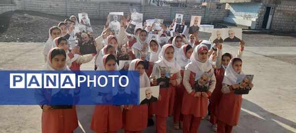 پنجمین سالگرد شهادت سردار دلها در دبستان سمیه