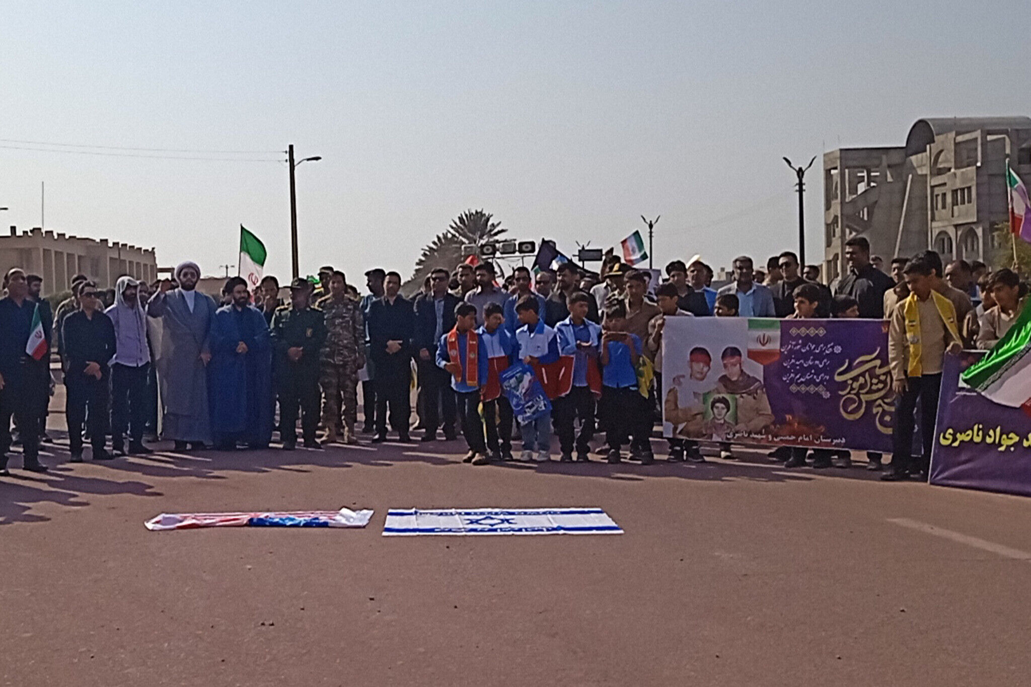 طنین فریاد استکبارستیزی در بوموسی