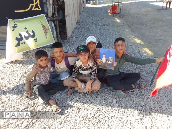 حضور پررنگ کودکان و نوجوانان در کاروان زیارتی پیاده