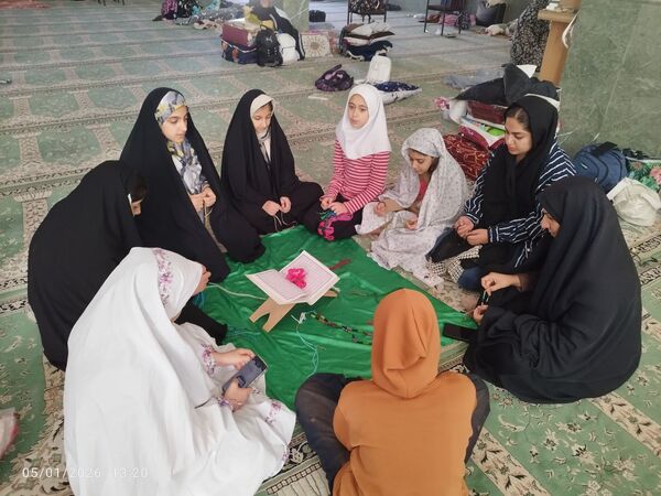 شور و خلوص در اعتکاف ارسنجان