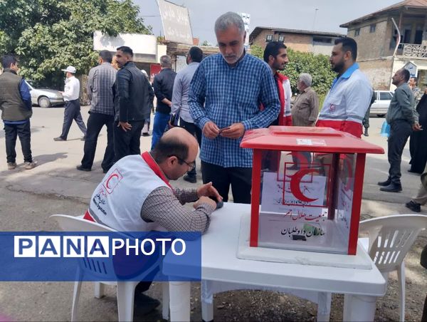 تشییع پیکر شهید مدافع امنیت در میاندورود 