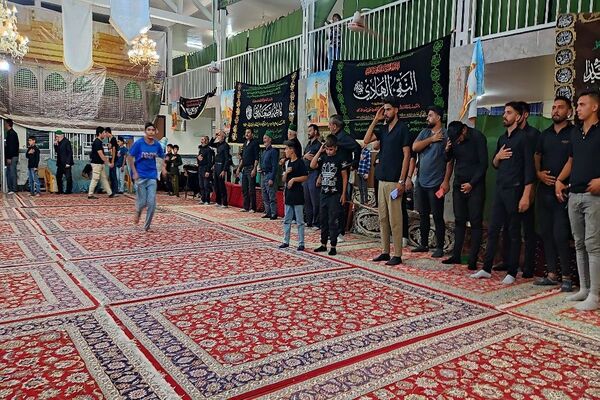 شام غریبان حسینی در مسجد جامع شهر بار