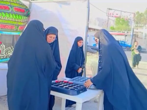 موکب شهید مجتبی شریفی در راه خدمت به جا ماندگان اربعین