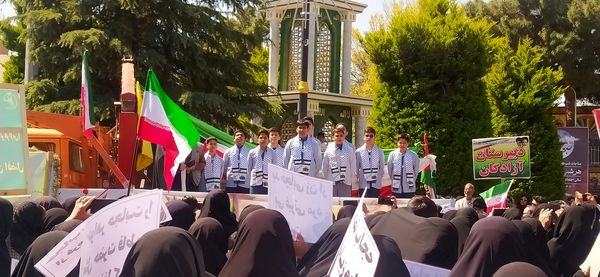 حضور مردم ولایتمدار شهرستان کاشمر در راهپیمایی روز جهانی قدس