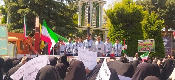 حضور مردم ولایتمدار شهرستان کاشمر در راهپیمایی روز جهانی قدس